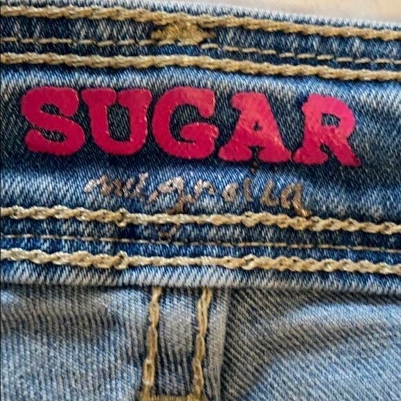 Sugar Magnolia Distressed Skinny Jeans size 3 - Picture 10 of 12
